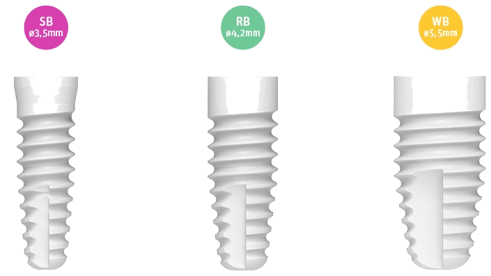 Zeramex XT Seramik İmplant — orijinal ürün fotoğrafı — CSR Dental